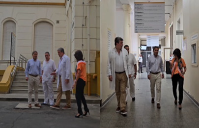 El ministro de salud visitó el hospital Álvarez