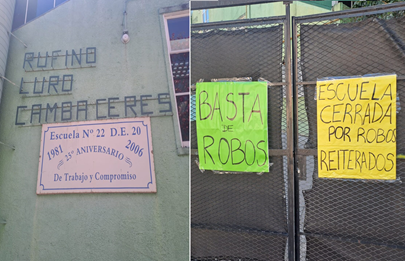 Reclamo por el nuevo robo en escuela pública de Lugano