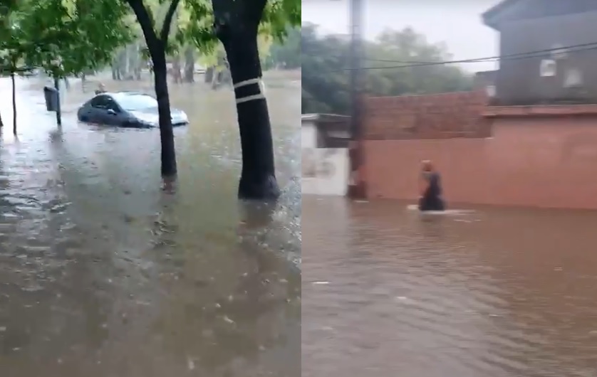Temporal en Saavedra: anegamientos e inundaciones, interrupción del tren Mitre, problemas en la General Paz y cortes de luz