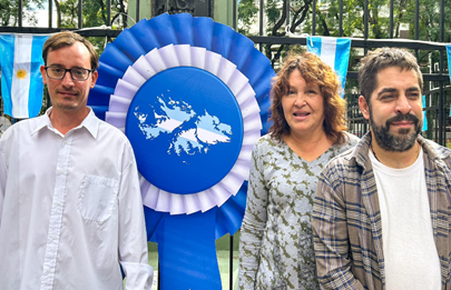 Comuneros de UXP participaron de homenaje a caídos en Malvinas