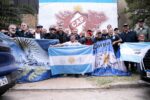 Junto a excombatientes, Platense inauguró un nuevo mural sobre Malvinas frente a su cancha