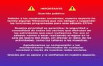 Suspensión de actividades en el Espacio Cultural Adan Buenosayres