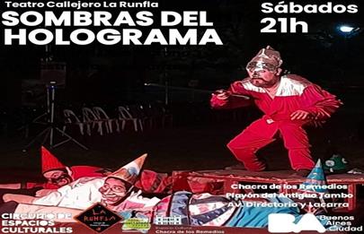 Parque Avellaneda: Se viene la última función de temporada del teatro callejero nocturno