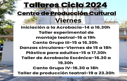 Parque Avellaneda:  Últimos días de inscripciones para nuestros talleres gratuitos