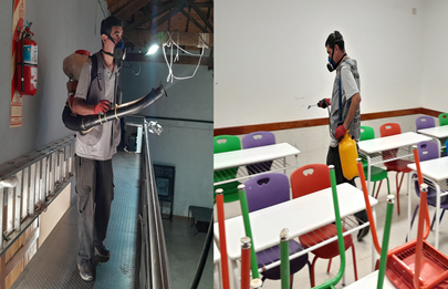 Parque Avellaneda: Fumigación, desratización y desinfección