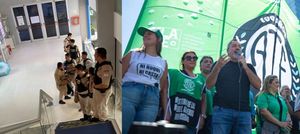 ATE anunció ingresos masivos de empleados despedidos en dependencias públicas y el Gobierno de Milei envió fuerzas federales