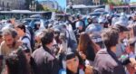 Paro docente: la Policía de la Ciudad desalojó con gases lacrimógenos una manifestación de docentes frente al Congreso