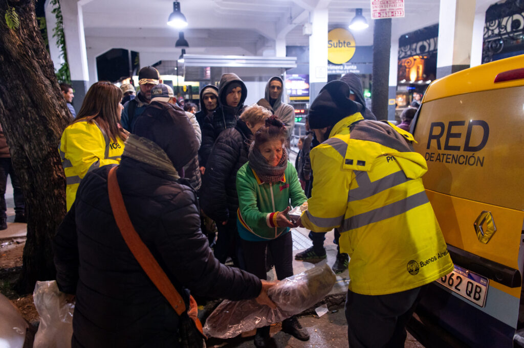 Operativo de la Red de Atención para personas en situación de calle