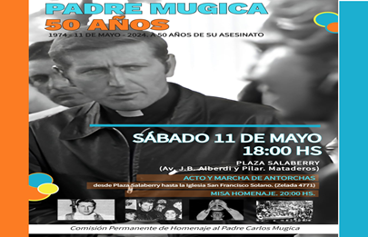 Se cumplen 50 años del asesinato del Padre Mugica