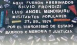 Reinstalaron la baldosa en homenaje a Silvio Frondizi den Perón al 4400