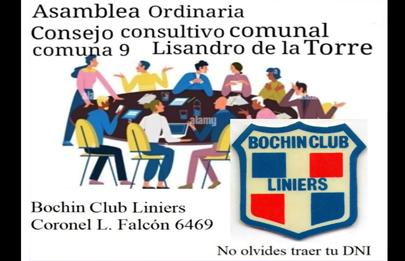 Reunión mensual del Consejo Consultivo Comuna 9 convocatoria abierta