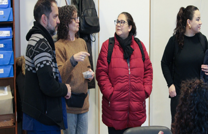 Estudiantes de la UBA visitaron taller del hospital Bonaparte