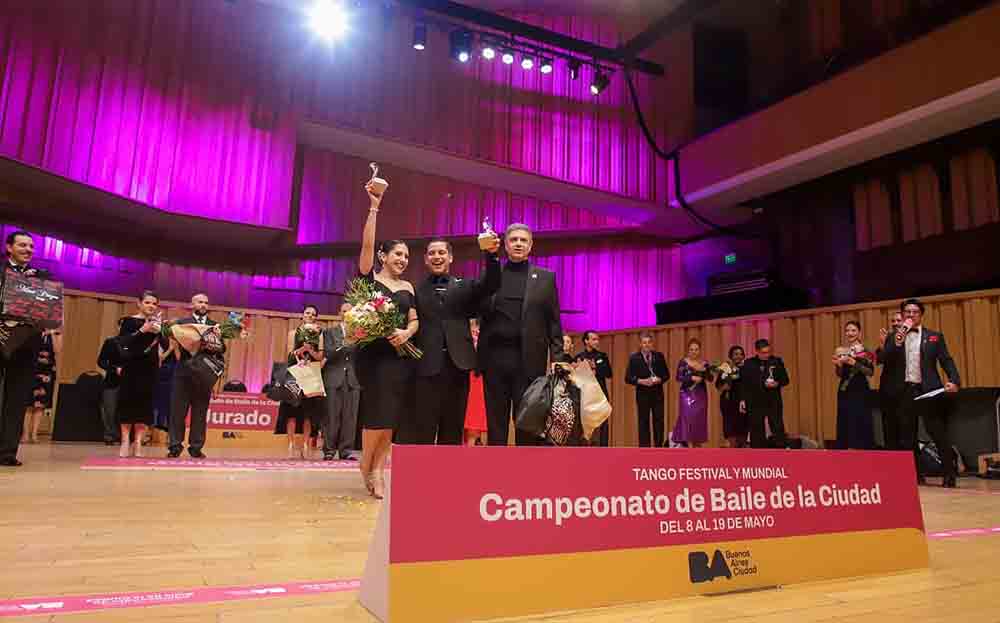 Ayer terminó el Campeonato de Baile de tango de la ciudad