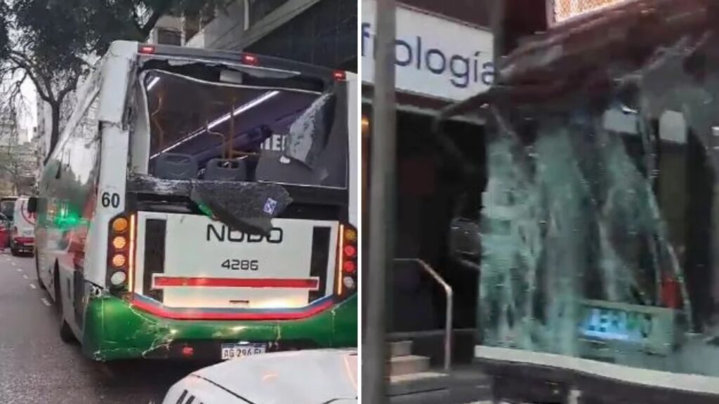 Al menos siete heridos por un choque entre dos colectivos cerca del Congreso