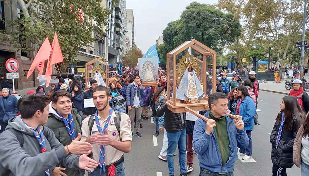 Balvanera: Marcha Joven de Corpus en Plaza Miserere