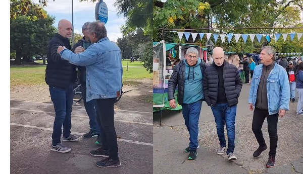 Rodríguez Larreta visitó la feria del Parque Saavedra