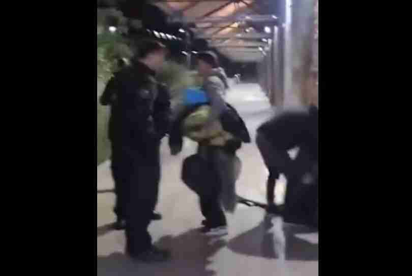 Desalojos a gente sin techo en el Parque de la Estación