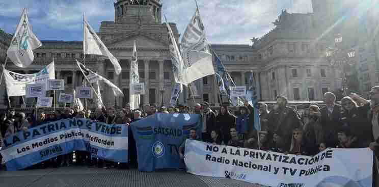 SiPreBA: “Más censura en los medios públicos: apagón digital”