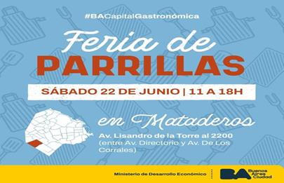BA Gastronomía: llega Feria de Parrillas a Mataderos