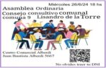 Asamblea ordinaria del consejo consultivo comuna 9 del mes de junio