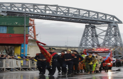 Los Bomberos Voluntarios de La Boca festearon sus primeros 140 años
