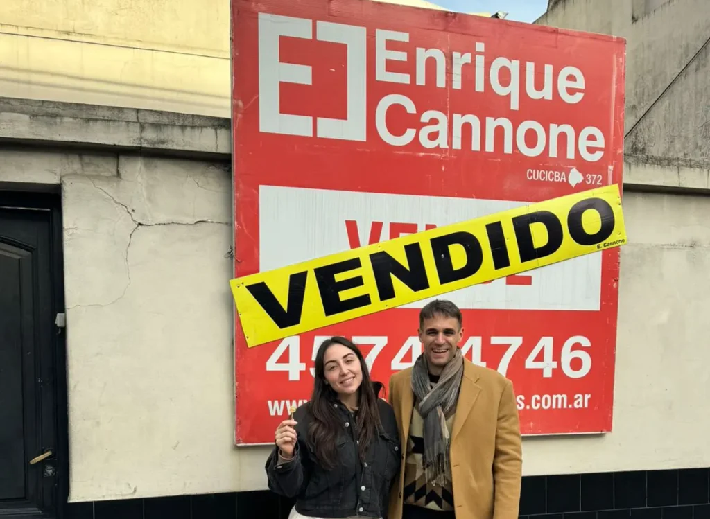 Enrique Cannone Propiedades protagonista en la primera compra con crédito hipotecario 