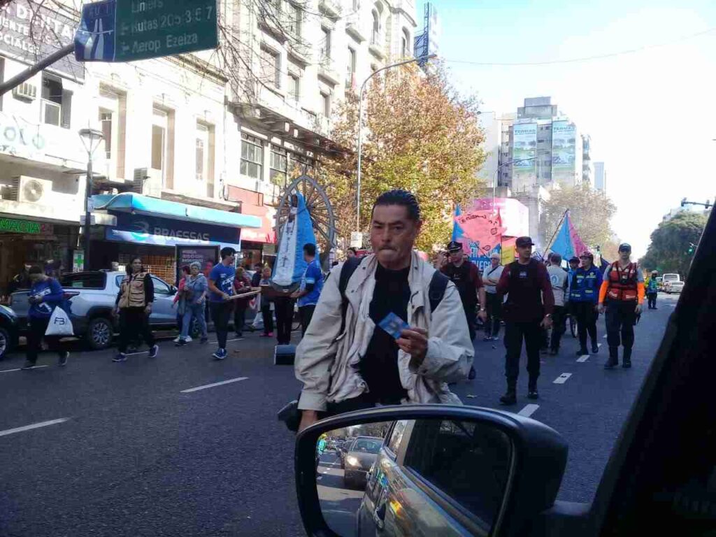 Marcha Joven de Corpus de Plaza Miserere a Plaza de Mayo
