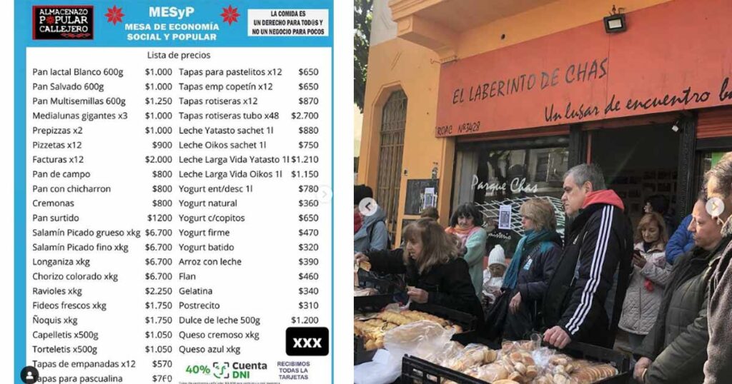 Mesa Economía Social y Popular en Parque Chas