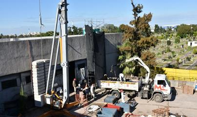 Reabrió un sector del Gran Panteón del cementerio de Flores