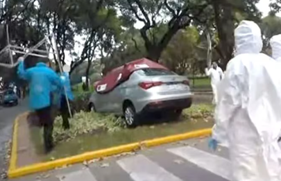 Muere un conductor en accidente automovilístico en Parque Patricios