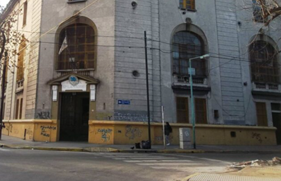Obras de restauración de una escuela pública de La Boca