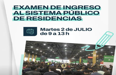 Se vienen los exámenes de ingreso para residencias en el sistema de salud