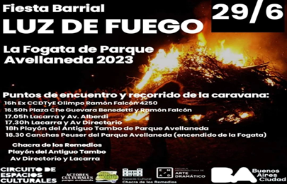  Se viene Luz de Fuego, Fogata de Parque Avellaneda 2024