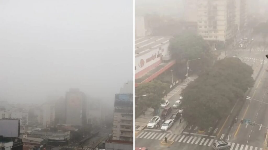 La Ciudad de Buenos Aires amaneció con una gran cantidad de niebla