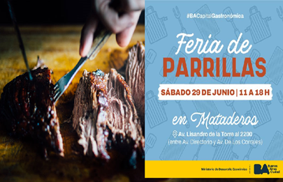 Reprogramado: llega a Mataderos la Feria de parrillas