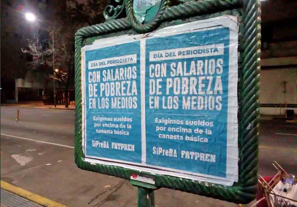 Día del Periodista: 3 de cada 4 periodistas del AMBA tienen sueldos de pobreza y consideran que la libertad de expresión empeoró con Milei