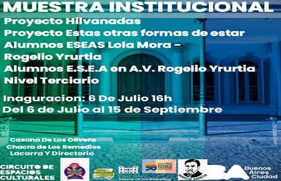 Inauguración de la Muestra Institucional en Parque Avellaneda