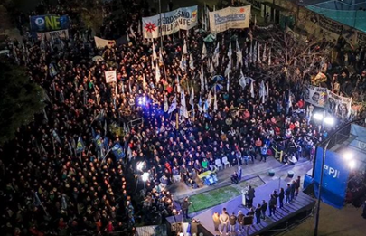 Inauguración del Monumento al Gral. Juan Domingo Perón en Mataderos