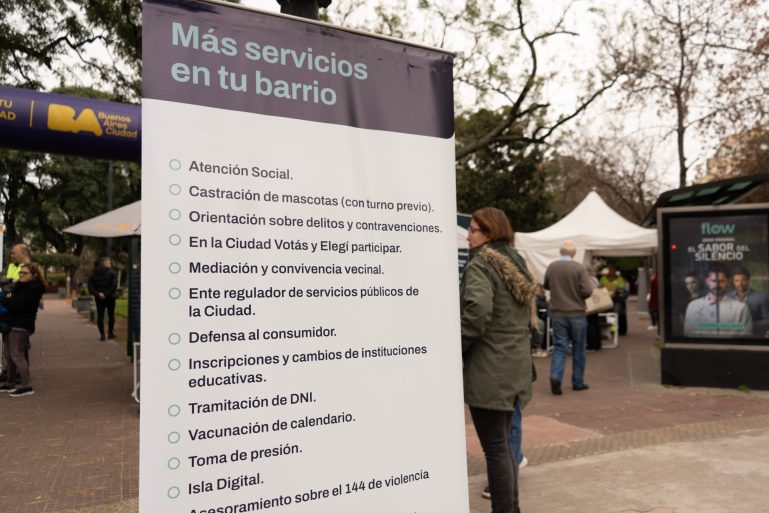 Esta semana las oficinas móviles estarán en Villa Urquiza y Floresta