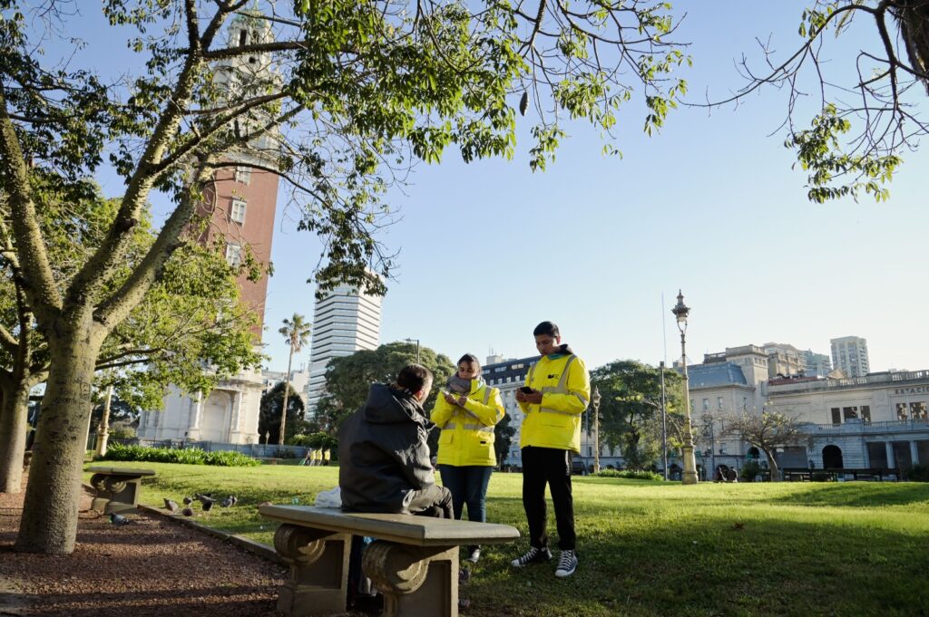 Frio polar: Acciones de la Red de Asistencia que recorren las calles porteñas