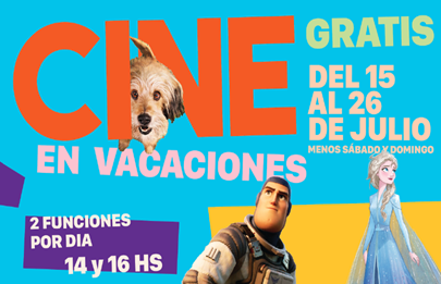 Cine en Vacaciones para los más chicos en la fundación PROA