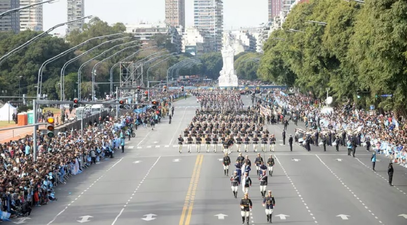 Cómo será el desfile militar del 9 de Julio entre Recoleta y Palermo