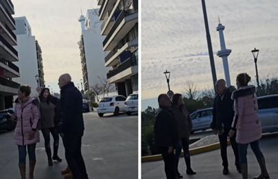 Larreta de visita por el barrio Olímpico