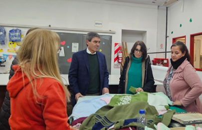 El ministro Quirós visitó los Talleres protegidos