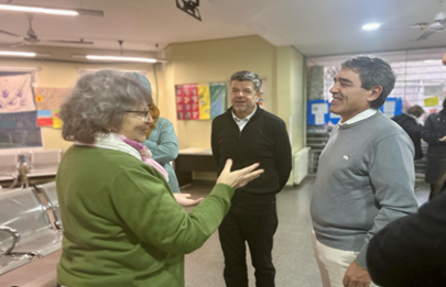 El ministro de salud porteño visitó el CeSAC 4 de Mataderos