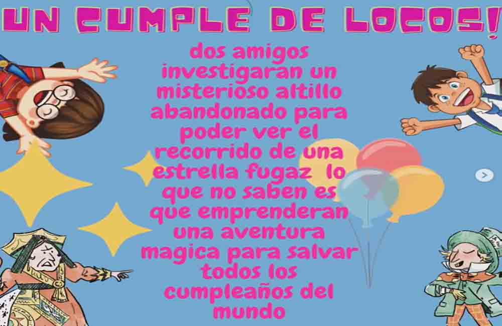 Un cumple de locos, para los chicos en el teatro De la Fábula