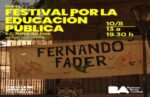 “Festival por la Educación Pública” en el Marcó del Pont 