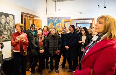 Inauguración de la muestra “pinceladas”, en el Espacio Cultural Marcó del Pont