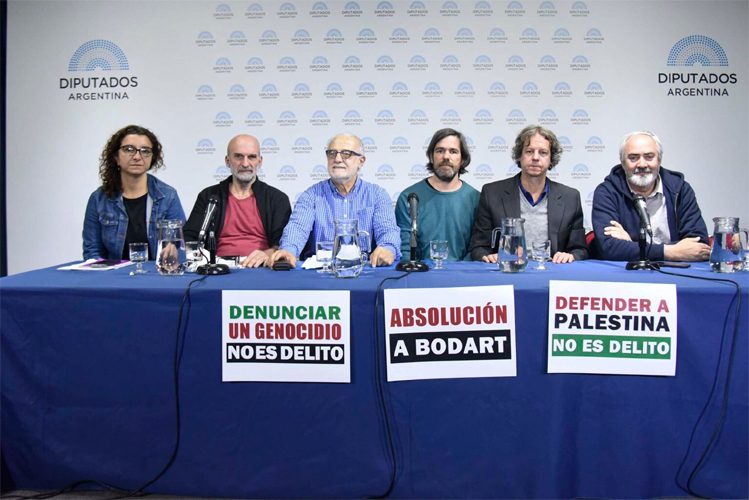 Primera audiencia del juicio de la DAIA contra Alejandro Bodart acusado de antisemita