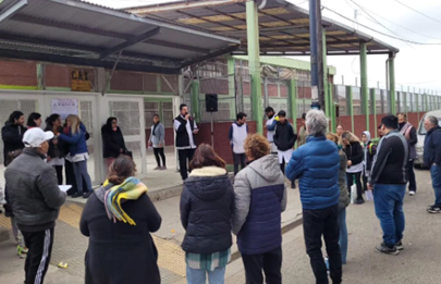 Integrantes de la junta comunal 8 se solidarizan con docentes
